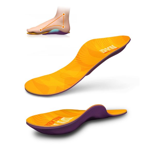 Recommended by Active Orthopedic Specialists: Plantar Fasciitis Insole, DynWalker Flat Foot Insole, Insole, Plantar Fasciitis, Flat Feet, Foot Pain, Posture Correction, Pelvic Correction, High Arch,