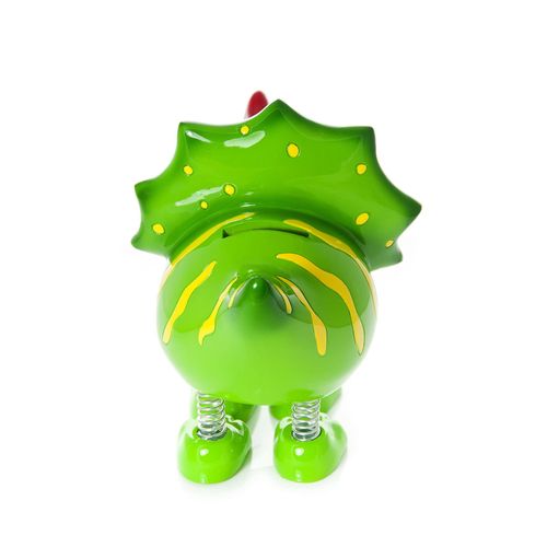 Mousehouse Gifts Kids Green Triceratops Dinosaur Piggy Bank Money Box Gift for Boys or Girls
