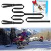 Snowmobile Tow Strap with Hook Emergency Off Quick Hook Up and Tow Easilly 19FT