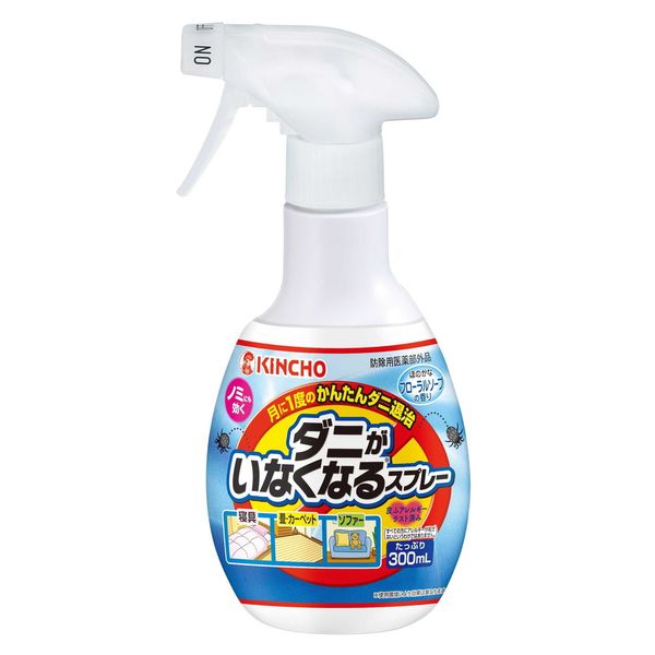 Pest control quasi-drug Dainippon Jochugiku KINCHO Tick-repellent spray, floral soap scent, 300ml