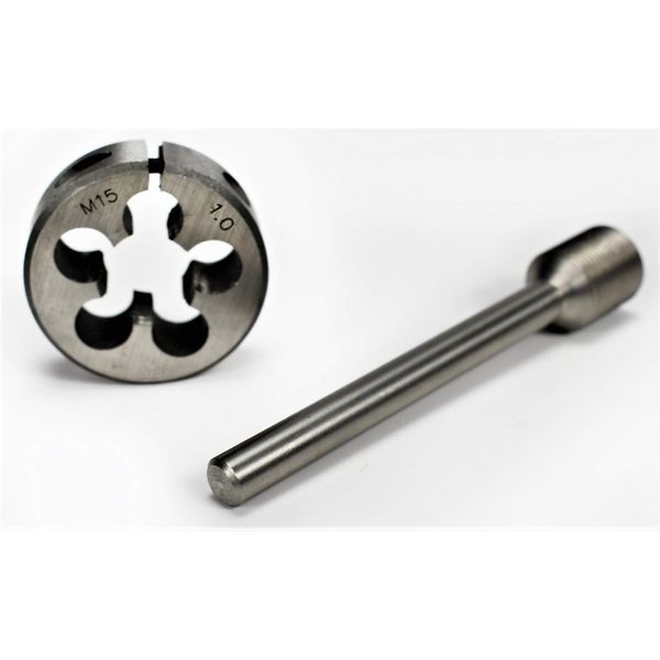 Lighthouse Quality Tools Mosin Nagant Threading die M15X1 RH and 3" Thread Alignment Tool