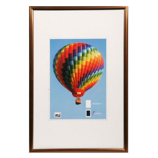 Lifestyle Picture Frame / 50 x 70 / Plastic 30x40 bronze