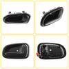 4X FOR 93-97 For Toyota Corolla Interior Inner Inside Door Handle Black Set EAW