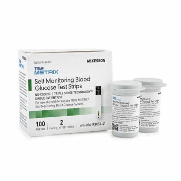 Blood Glucose Test Strips Count of 100 By McKesson