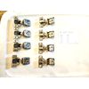 Cabinet hinges -   8 Qty, for 4 doors - Silver color