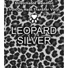 Stretchable WeedFoil Iron On Heat Transfer Vinyl 20" (Leopard Silver, 12")