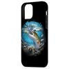 Case for iPhone 12 mini pike with pike bait spinnerbait drawing