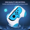 DLseego Controller Hand Grips Compatible with Switch&Switch OLED Model,Anti-resistant JoyCon Controller Holder,2 Pack Handle Grip Comfort Game Controller,Blue and Red