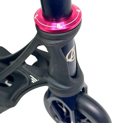 Fantic26 Stunt Scooter / BMX Full Integrated Headset Headset Ball Bearing 1 1/8 Inch I Trick I Pedal I Children I Scooter I Bearing I Top Cap I Suitable for Almost All Stunt Scooters (Pink)