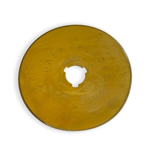 The Quilted Bear Titanium Rotary Blades 60mm - Precise Cutting & Long Lasting Easy Replace Universal Replacement Rotary Cutter Blades 60mm One Blade for Fabric Rotary Cutters & Sewing Rotary Cutters