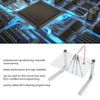 BDM Frame Board，Silver LED BDM Frame Bracket Multifunction ECU Programming Tool with 4 Probe Pin for Vehicle