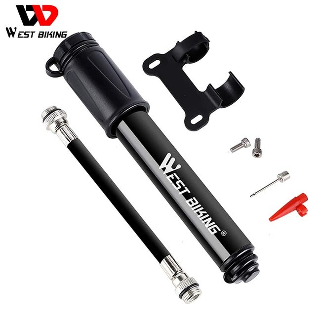 handheld bike pump with gauge