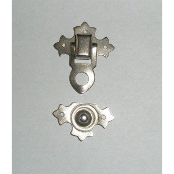 DECOCRAFT (Z2) Silver Toggle Case Catch Box Trinket Chest Latch Trunk Clasp box nails