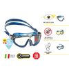 Cressi - Skylight Goggles Sil ,Black/Frame White Black