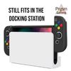 Super Mario OLED Switch Compatible Strong Hard Wearing Yellow TPU Rubber Case Shell Protective Cover for OLED Switch Console and Joy Cons