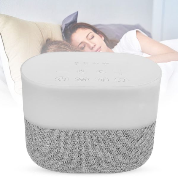 Portable White Noise Machine Sleep Sounds Machine with 26 Soothing Sounds Night Light for Adults Childrens Office Home