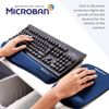 Fellowes 9287302 PlushTouch Mousepad Wrist Support with Microban - Blue