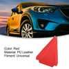ACROPIX Gear Shift Boot Cover Dustproof PU Leather Car Universal Red 1pcs