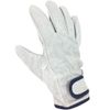 Ace AG441-3P Work Gloves, Cow Split Leather Gloves, Velcro Size, LL Size