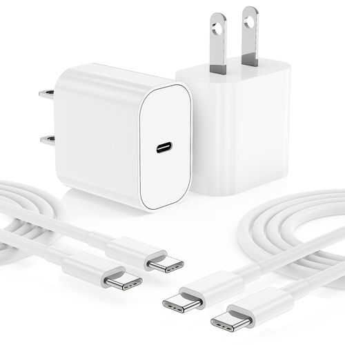 for iPhone 16 Charger, 20W PD Fast Charging USB C Wall Charger with 6FT USB C to C Charging Cable Compatible iPhone 16/Pro/Pro Max/Plus,15/Pro/Pro Max/Plus, iPad Pro/AirPods and More