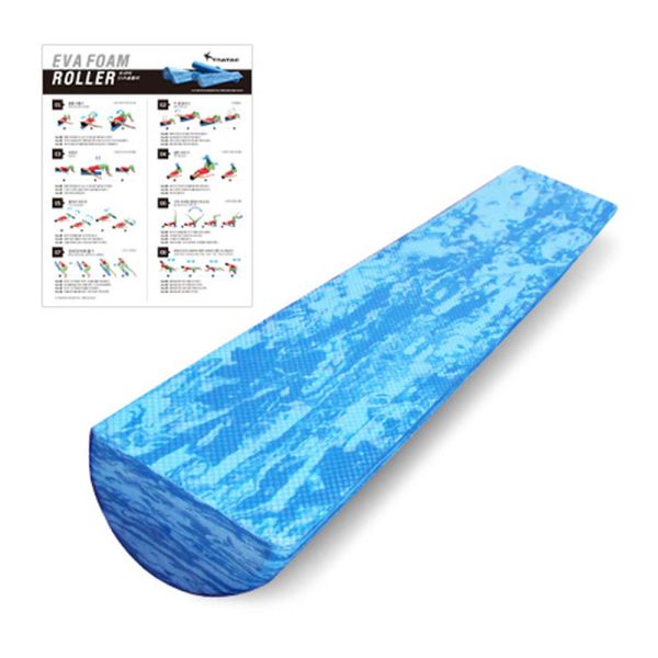 Tratac EVA foam roller semi-circular blue 91 cm 1 pc