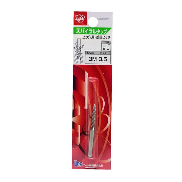 light spiral tap m3x0.5