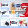 AOOAID SHAVE ICE ATTACHMENT FOR KITCHENAID MIXER, SNOW CONE MAKER - BLACK