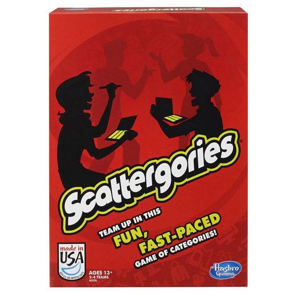 Scattergories Board Game, Game of Categories, Family Board Games for Adults and Teens, Fun Party Games for 2 to 4 Teams, Word Games, Ages 13+