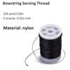 Luoyer Archery Bowstring Serving Thread and Bowstring Serving Jig Set Archery Nylon String Maintenance Accessories for Tying Peep Sight for Compound Bow Recurve Bow Black