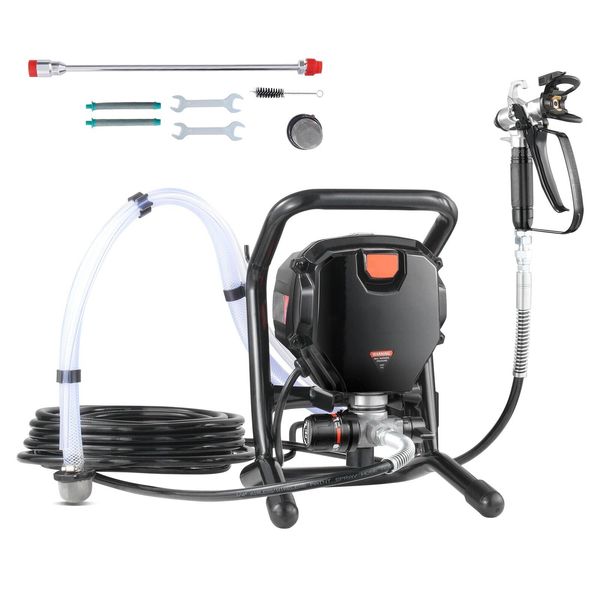 3000PSI Stand Airless Paint Sprayer Electric Airless Sprayer Handheld Spray 750W