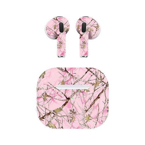 MightySkins Skin Compatible with Apple AirPods (3rd Generation) - Conceal Pink | Protective, Durable, and Unique Vinyl Decal wrap Cover | Easy to Apply, Remove, and Change Styles | Made in The USA