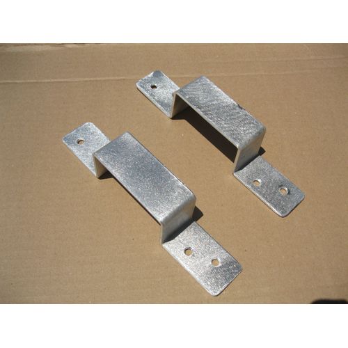 Closed Bar Holder Security Door Lock Brackets Fits 2x4 Boards 1 1/2" Wide 1 Pair