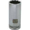 Tools 3/8" Drive 12 Point SAE, 13/16" Deep Length, Chrome Socket, Mfr: D009626-A
