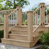 Deckorators White Round Classic Horizontal Connector (20-Pack)