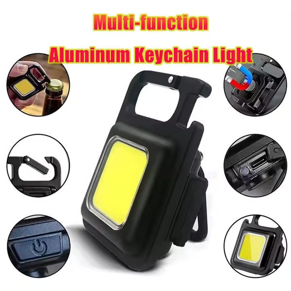 Mini High Power Outdoor Portable Usb Rechargeable Keychain Tactical Led Lantern