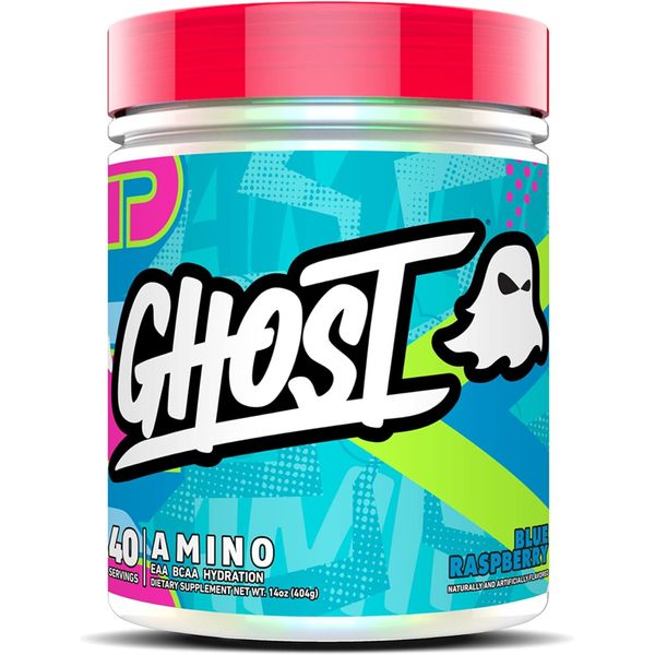Amino: Essential Amino Acid Supplement, Blue Raspberry - 40 Servings - Intra-...