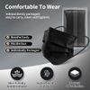 GTT 50PCS ASTM Level 3 Highly Protective 3 Layer Face Mask with Ear Loops - Individual Packaging, Black