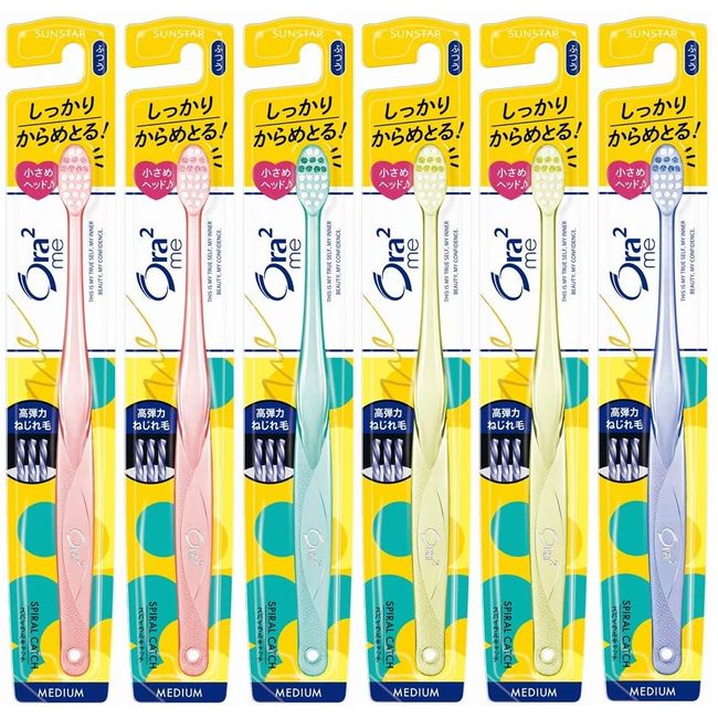 Ora2 Me Toothbrush Spiral Catch [Norm] 6 Pack