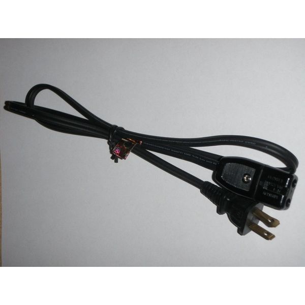 Power Cord for West Bend Versatility Slow Cooker Model 84604 (2pin 6ft) 