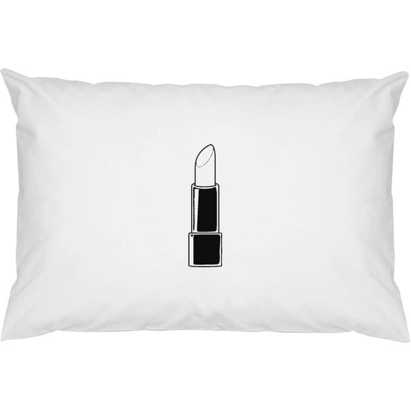 2 x 'Open Lipstick' Cotton Pillow Cases (PW00034320)