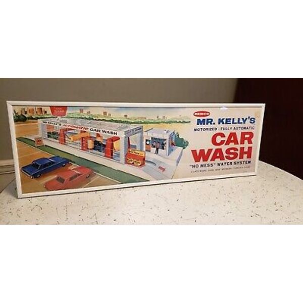 WALL ART DECOR Mr. Kelly's CAR WASH Remco 1963