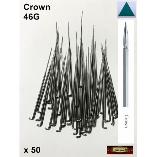 M00922x50 MOREZMORE 50pc Needle Felting Needle 46G Extra FINE Crown