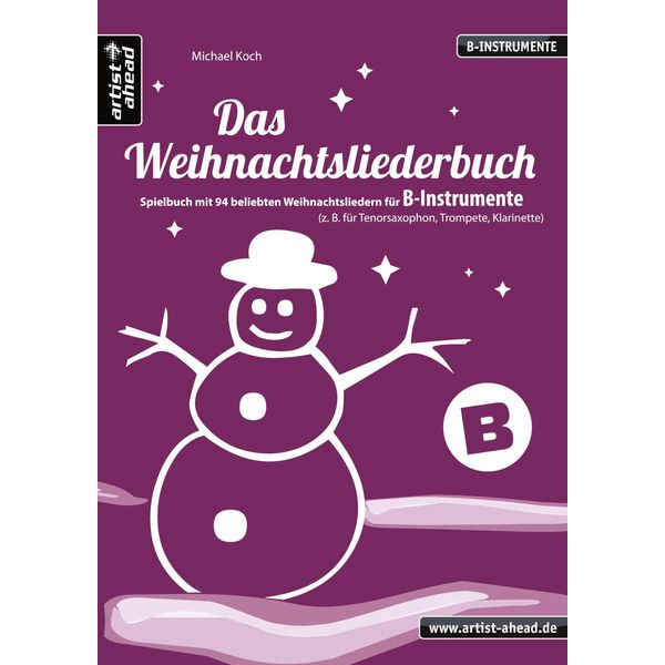 Das Weihnachtsliederbuch (B): Spielbuch mit 94 beliebten Weihnachtsliedern für B-Instrumente (z. B. für Tenorsaxophon, Trompete, Klarinette). ... Trompete, Klarinette). Songbook. Musiknoten.