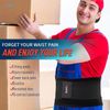 FEATOL Gel Pack Back Brace,Lumbar Support for Back Pain Relief, Herniated Disc, 