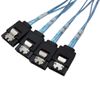 YIWENTEC Mini SAS 36P SFF-8087 To 4 SATA Target Hard Disk Connector Data Cable (0.5m) ¡­