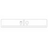 Sizzix 659532 Flatware Sizzlits Strip Die