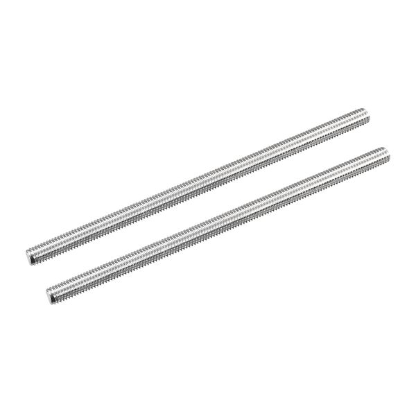 uxcell Full Thread Rod, Right Threaded Rod, Rod Studs, 304 Stainless Steel, M5 x 100mm, 0.8mm Thread Pitch, 2 Pieces