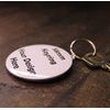 Gift Insanity BT (BRITISH TELECOM) TOWER - POP ART - GREY BACKGROUND - 58mm Keyring