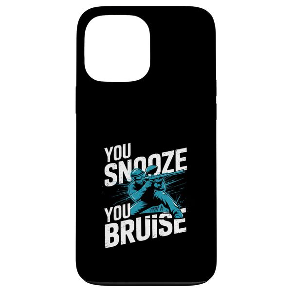 You Snooze You Bruise Paintball Action Case for iPhone 13 Pro Max