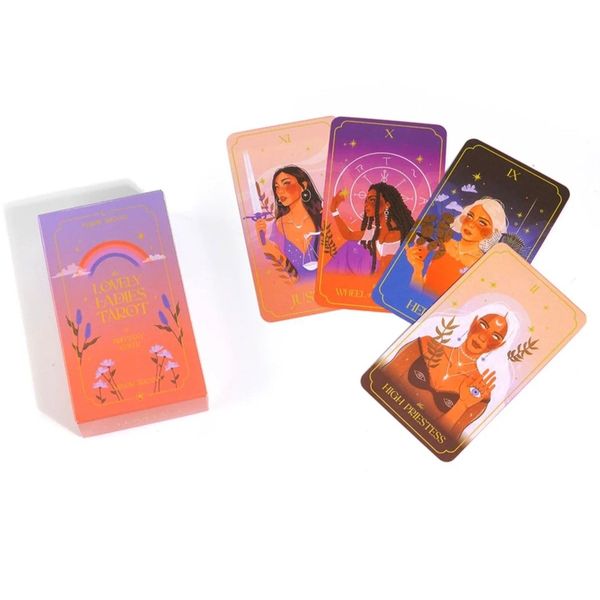 Lovely Ladies Tarot Cards Beautiful Gradient Tarot Cards